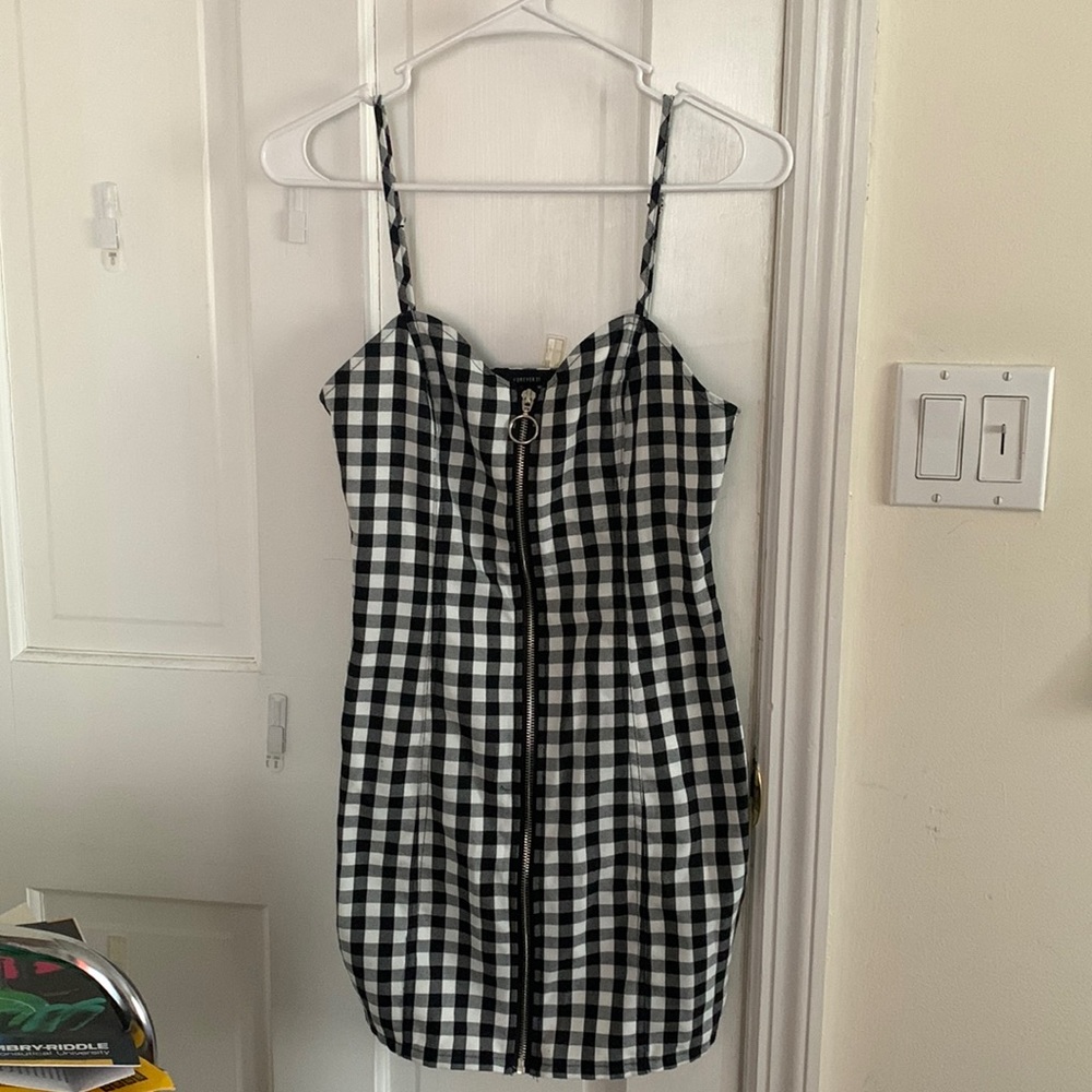 Checkered Pattern Dress